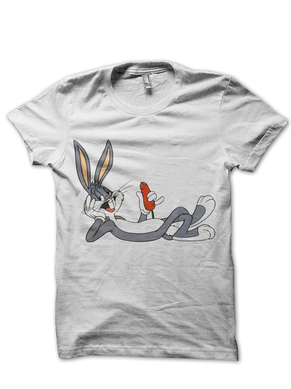 Bunny White Tee Style001 Hoodie, Sweatshirt | PureTeeCo.com