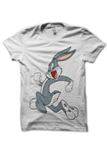 Bunny White Tee Hoodie, Sweatshirt | PureTeeCo.com