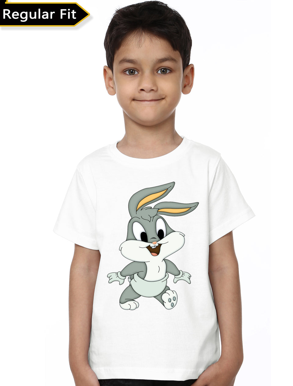 Little Bunny White Tee Hoodie, Sweatshirt | PureTeeCo.com