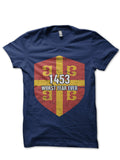 Constantinople 1453 Byzantine Empire Navy Blue T-Shirt Hoodie, Sweatshirt | PureTeeCo.com