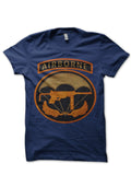 Airborne Division Navy Blue Half Sleeve T-Shirt Hoodie, Sweatshirt | PureTeeCo.com