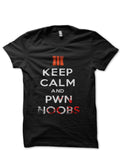 Pwn Noobs Black Half Sleeve T-Shirt Hoodie, Sweatshirt | PureTeeCo.com