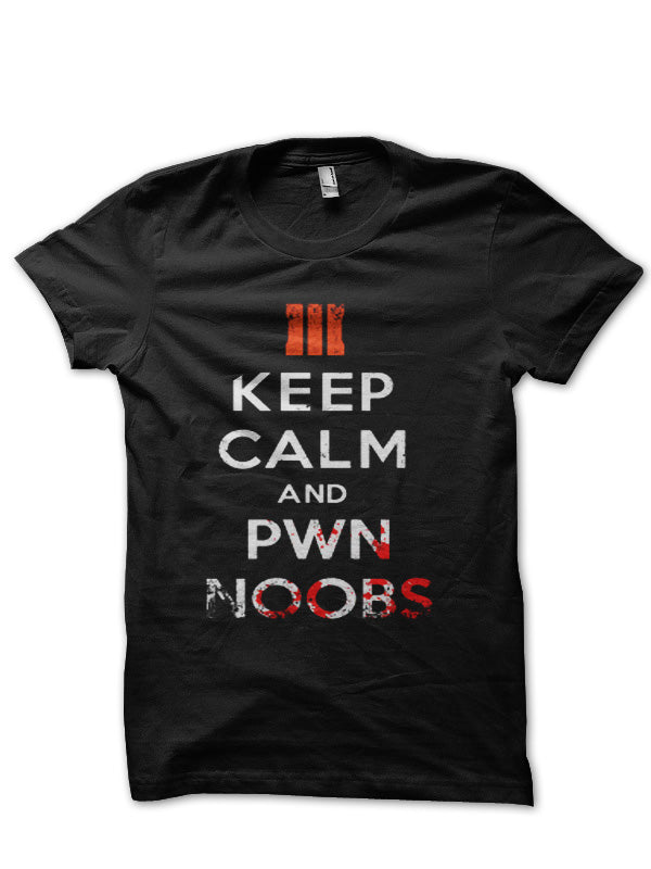 Pwn Noobs Black Half Sleeve T-Shirt Hoodie, Sweatshirt | PureTeeCo.com