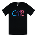 C418 Logo Black T-Shirt Hoodie, Sweatshirt | PureTeeCo.com (Image 1)