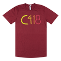 C418 Logo Red T-Shirt Hoodie, Sweatshirt | PureTeeCo.com (Image 1)