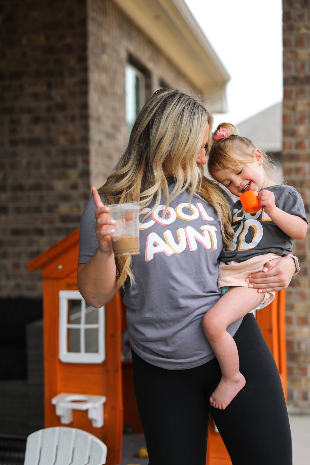 Cool Aunt Graphic Tee Hoodie, Sweatshirt | PureTeeCo.com (Image 2)