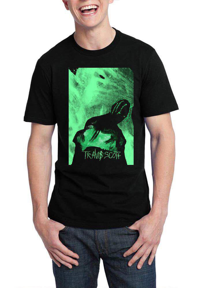 Greetings From Astroworld Half Sleeve Black T-Shirt Hoodie, Sweatshirt | PureTeeCo.com