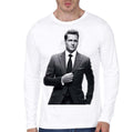 Harvey Specter White Full Sleeve T-Shirt Hoodie, Sweatshirt | PureTeeCo.com