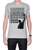 Rocky Balboa Half Sleeve Grey Melange T-Shirt Hoodie, Sweatshirt | PureTeeCo.com