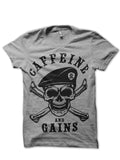 Caffeine And Gains T-Shirt Hoodie, Sweatshirt | PureTeeCo.com