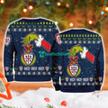 Cagliari Grinch Hand Ugly Christmas Sweater 3D