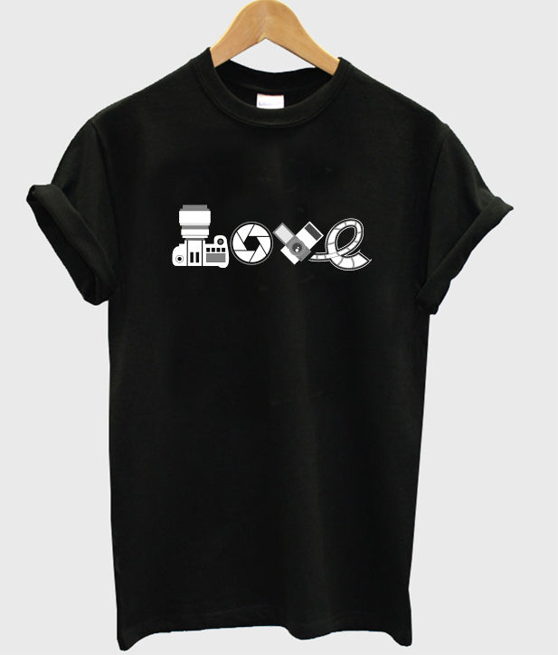 camera love t-shirt Hoodie, Sweatshirt | PureTeeCo.com
