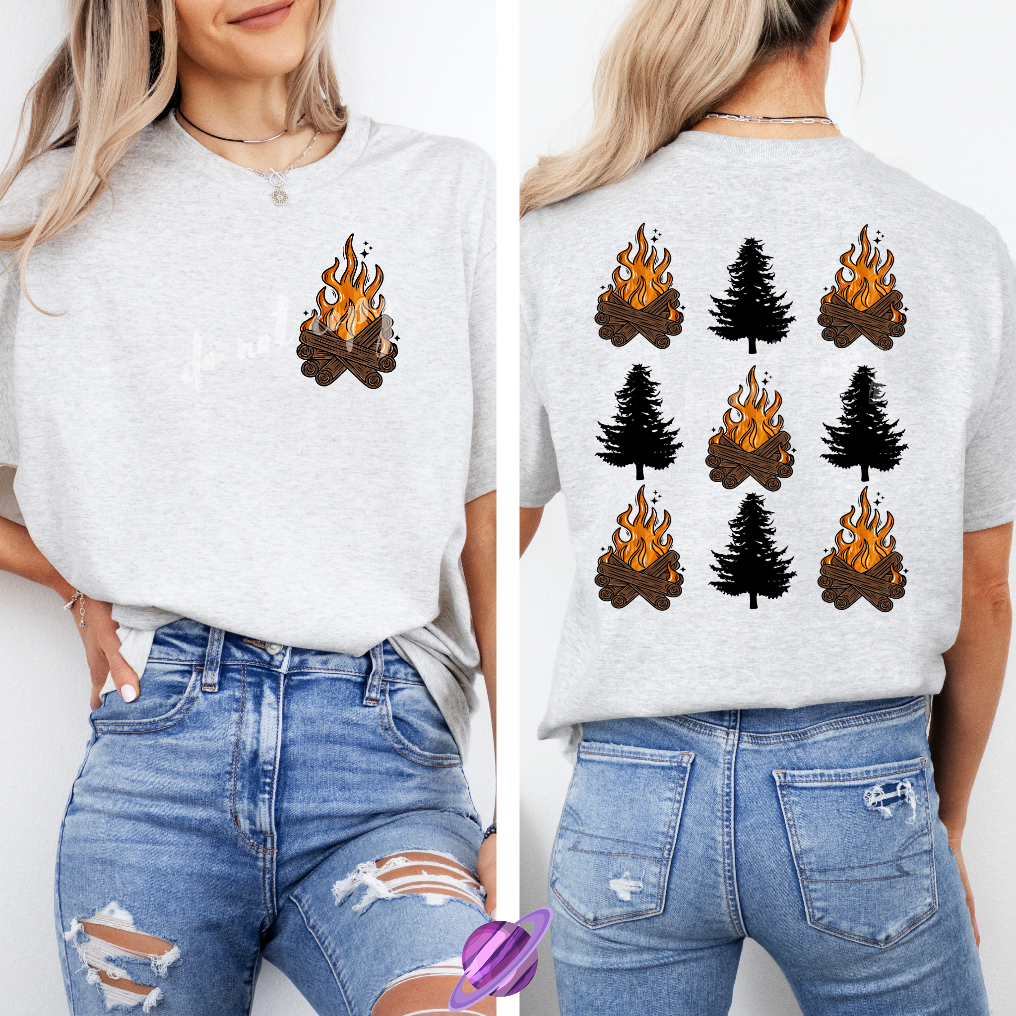 CAMPFIRE TEE Hoodie, Sweatshirt | PureTeeCo.com (Image 1)