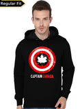 Captain Canada Black Hoodie T-Shirts, Sweatshirt | PureTeeCo.com