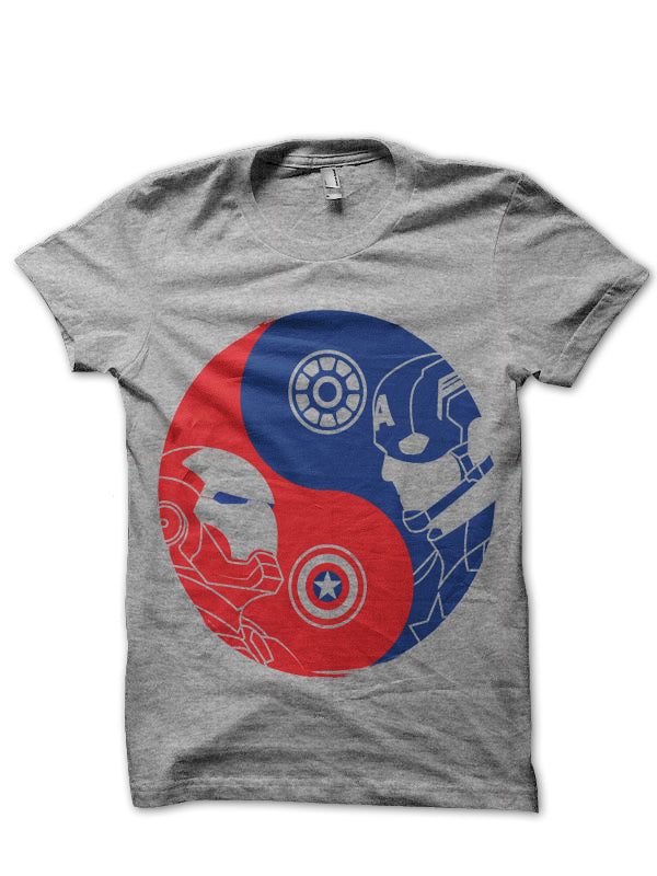 Civil War Grey Tee Hoodie, Sweatshirt | PureTeeCo.com