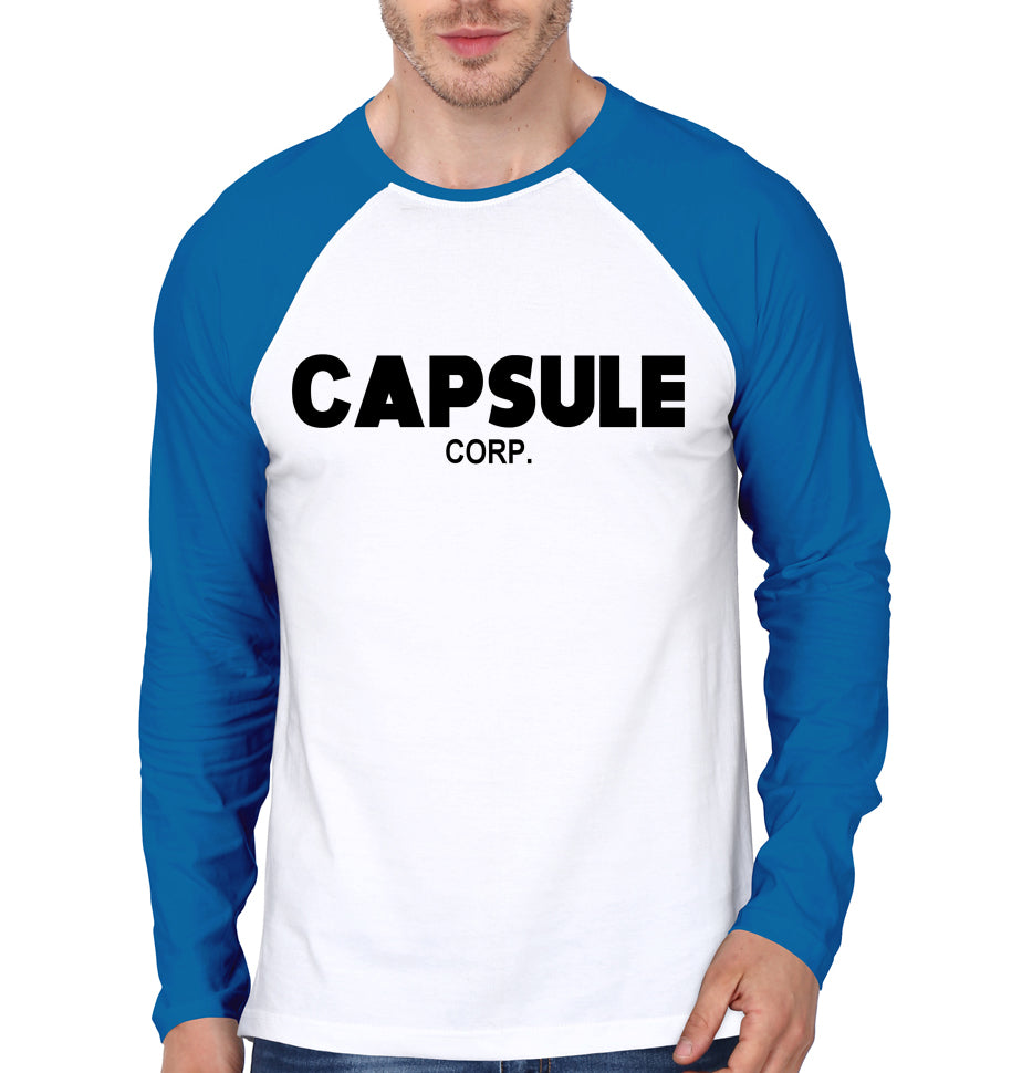 Capsule Corp Raglan T-Shirt Hoodie, Sweatshirt | PureTeeCo.com