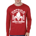 Gravity Chamber DBZ Red Full Sleeve Tee Hoodie, Sweatshirt | PureTeeCo.com