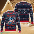 Captain American Christmas Ugly Christmas Sweater Holiday Sweater Christmas Gift For Family