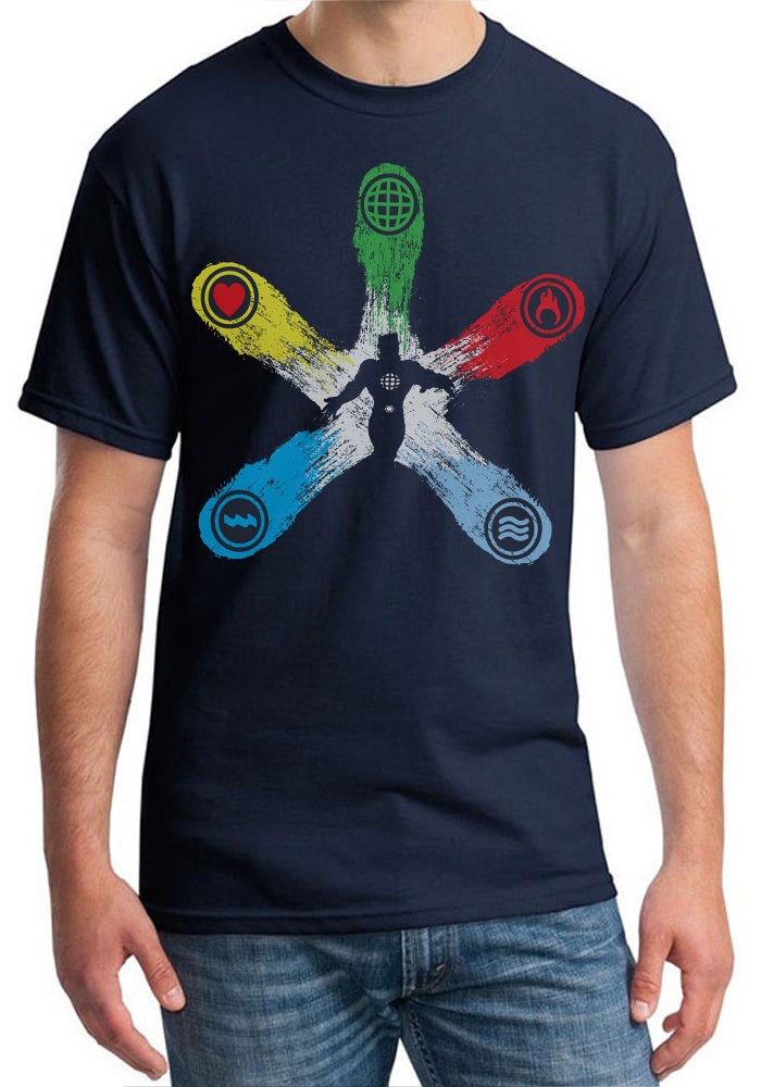 Captain Planet Dark Blue T-Shirt Hoodie, Sweatshirt | PureTeeCo.com