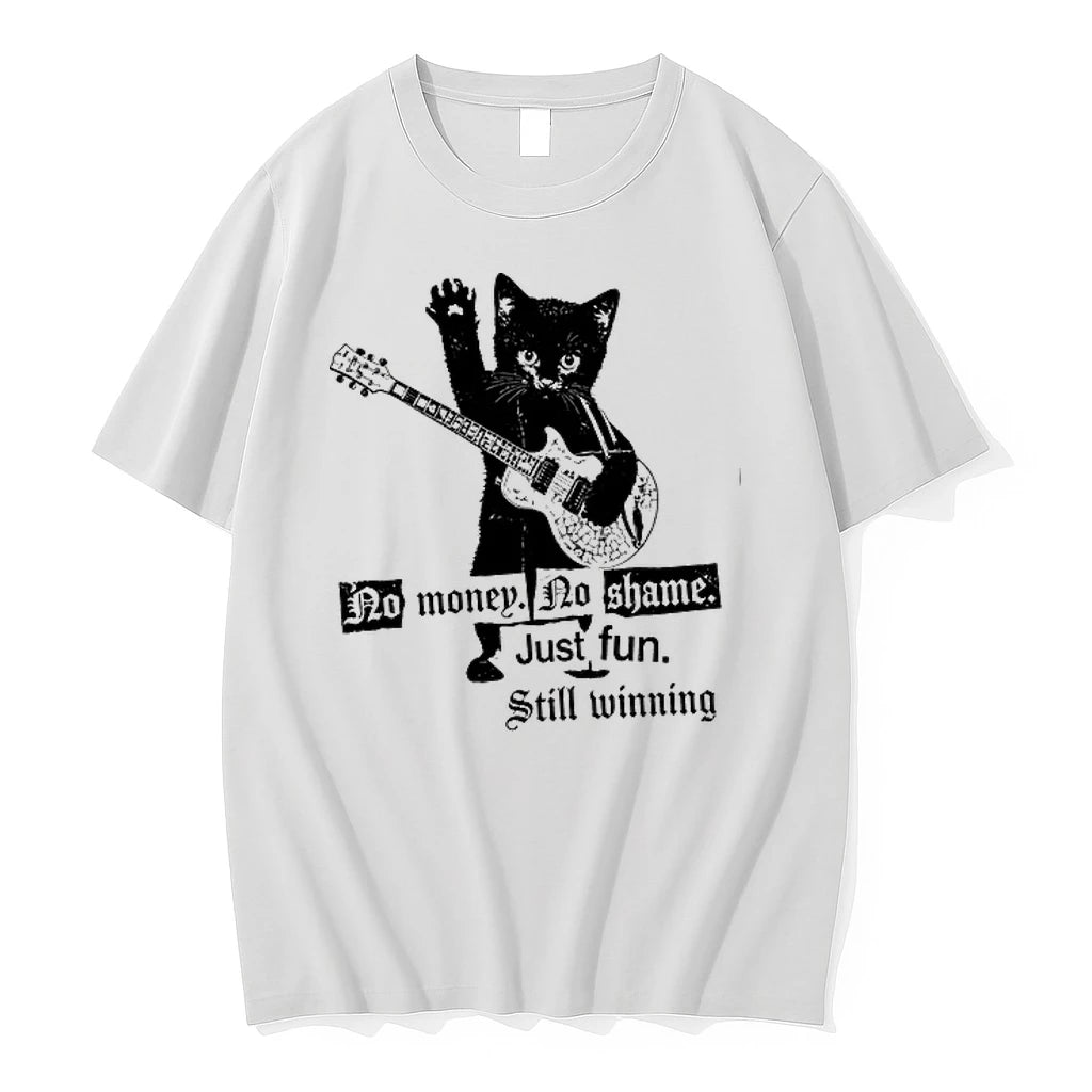 Cat No Maney No Shame Just Fun Still Winning 0 Tshirts Sweater