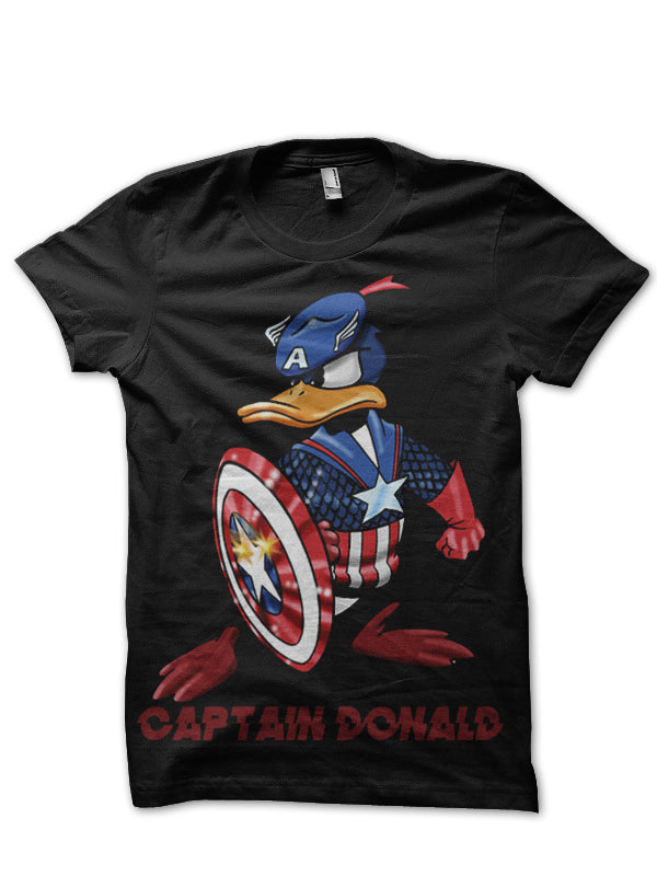Superhero Donald Duck T-Shirt Hoodie, Sweatshirt | PureTeeCo.com