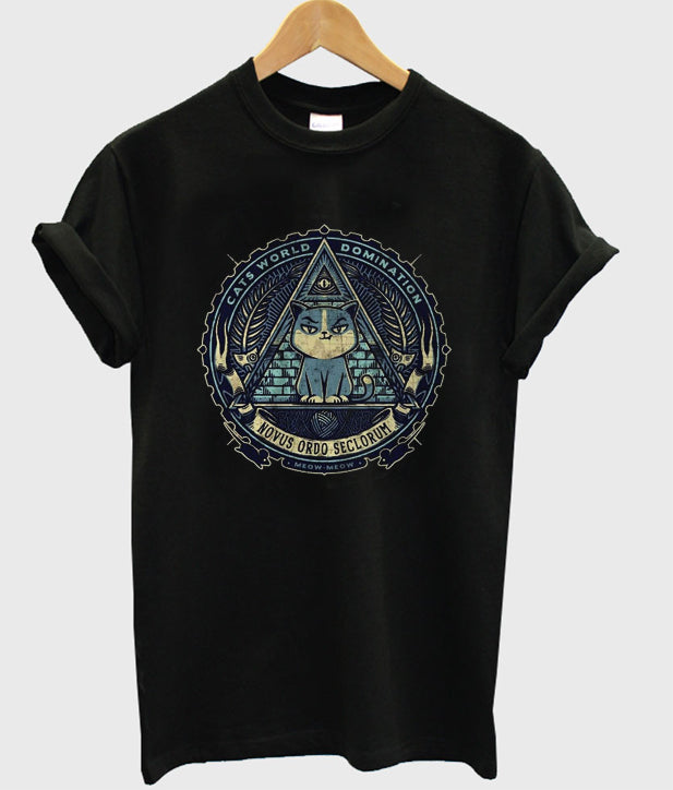 cats world domination t-shirt Hoodie, Sweatshirt | PureTeeCo.com