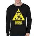Caution Bad Ahead Black Full Sleeve Tee Hoodie, Sweatshirt | PureTeeCo.com