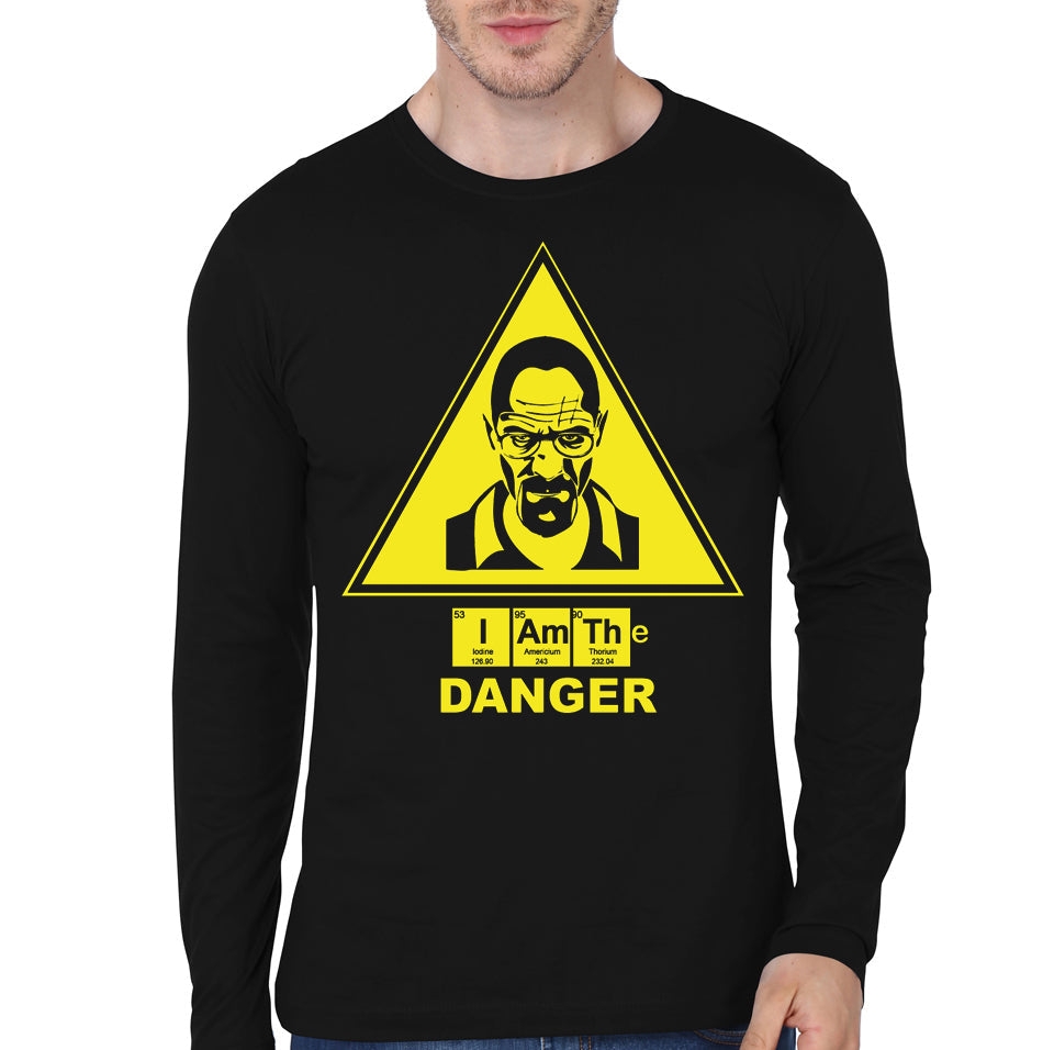 Caution Bad Ahead Black Full Sleeve Tee Hoodie, Sweatshirt | PureTeeCo.com