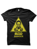 Caution Bad Ahead Black Tee Hoodie, Sweatshirt | PureTeeCo.com