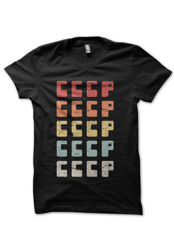 CCCP â€“ Retro Soviet Union Text T-Shirt Hoodie, Sweatshirt | PureTeeCo.com