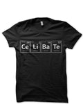 Celibate (Ce-Li-Ba-Te) Periodic Elements Spelling Black T-Shirt Hoodie, Sweatshirt | PureTeeCo.com