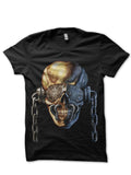 Chain Skull Black T-Shirt Hoodie, Sweatshirt | PureTeeCo.com