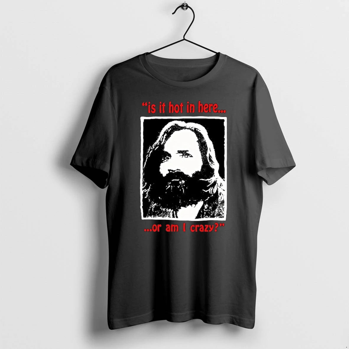 Charles Manson Is It Hot In Here Or Am I Crazy 0 Tshirts Sweater