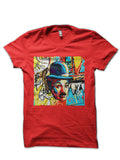 Charlie Chaplin Red T-Shirt Hoodie, Sweatshirt | PureTeeCo.com