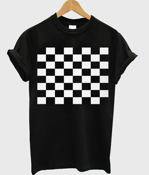 checkered t-shirt Hoodie, Sweatshirt | PureTeeCo.com