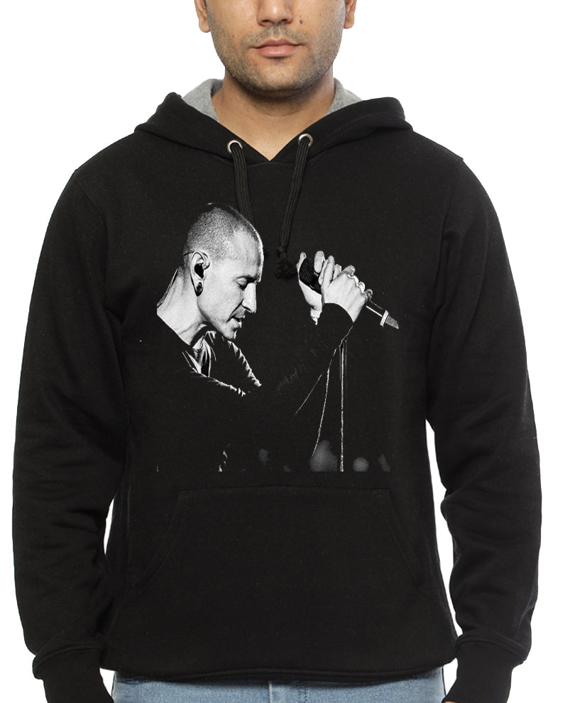 Chester Bennington Black Hoodie T-Shirts, Sweatshirt | PureTeeCo.com