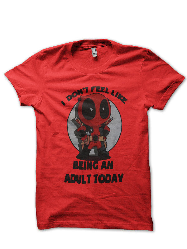 Child Deadpool Red T-Shirt Hoodie, Sweatshirt | PureTeeCo.com