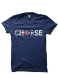 Choose Navy Blue Tee Hoodie, Sweatshirt | PureTeeCo.com