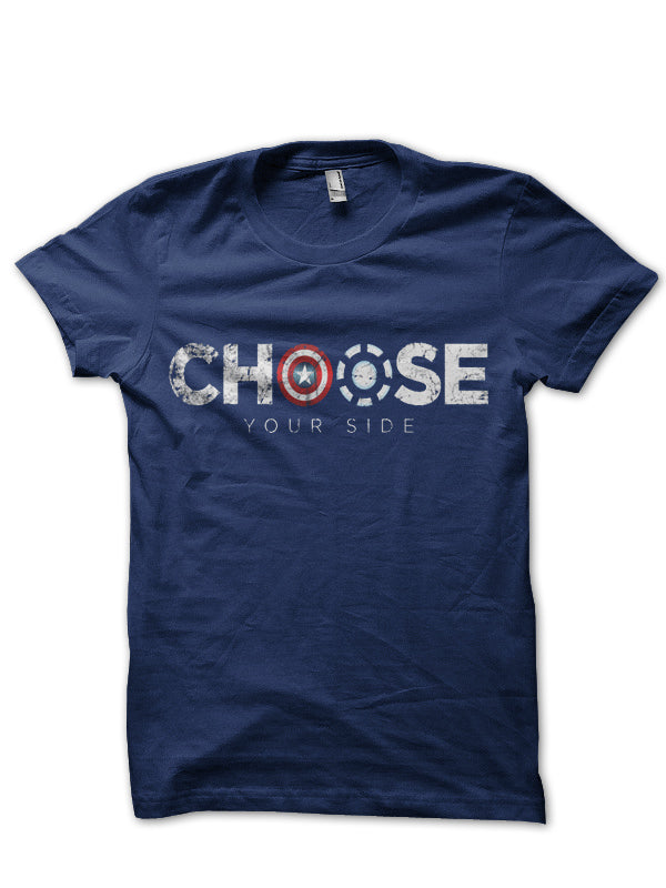 Choose Navy Blue Tee Hoodie, Sweatshirt | PureTeeCo.com