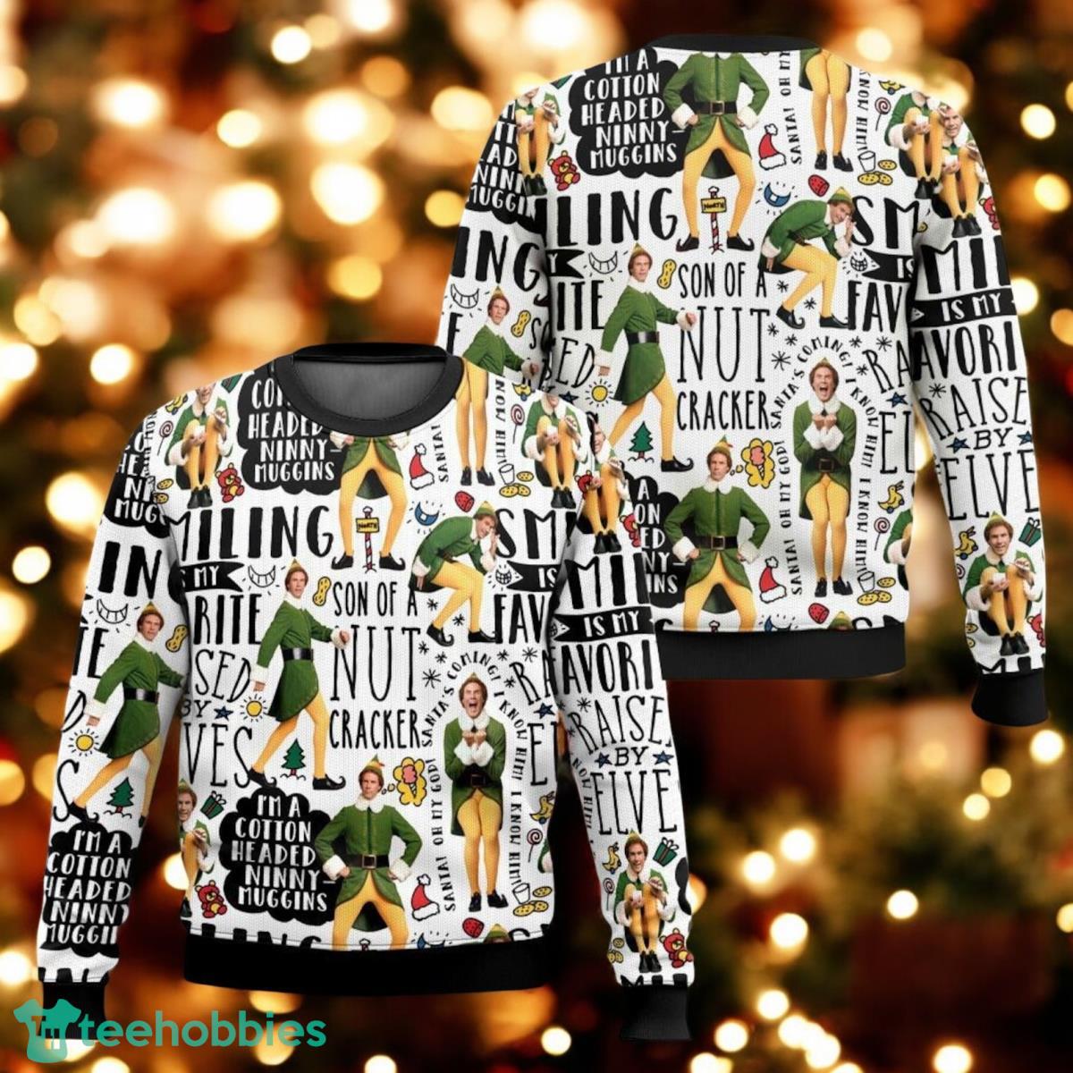 Christmas Buddy Elf Ugly Sweater Elf Movie Quote Sweater Funny The Elf