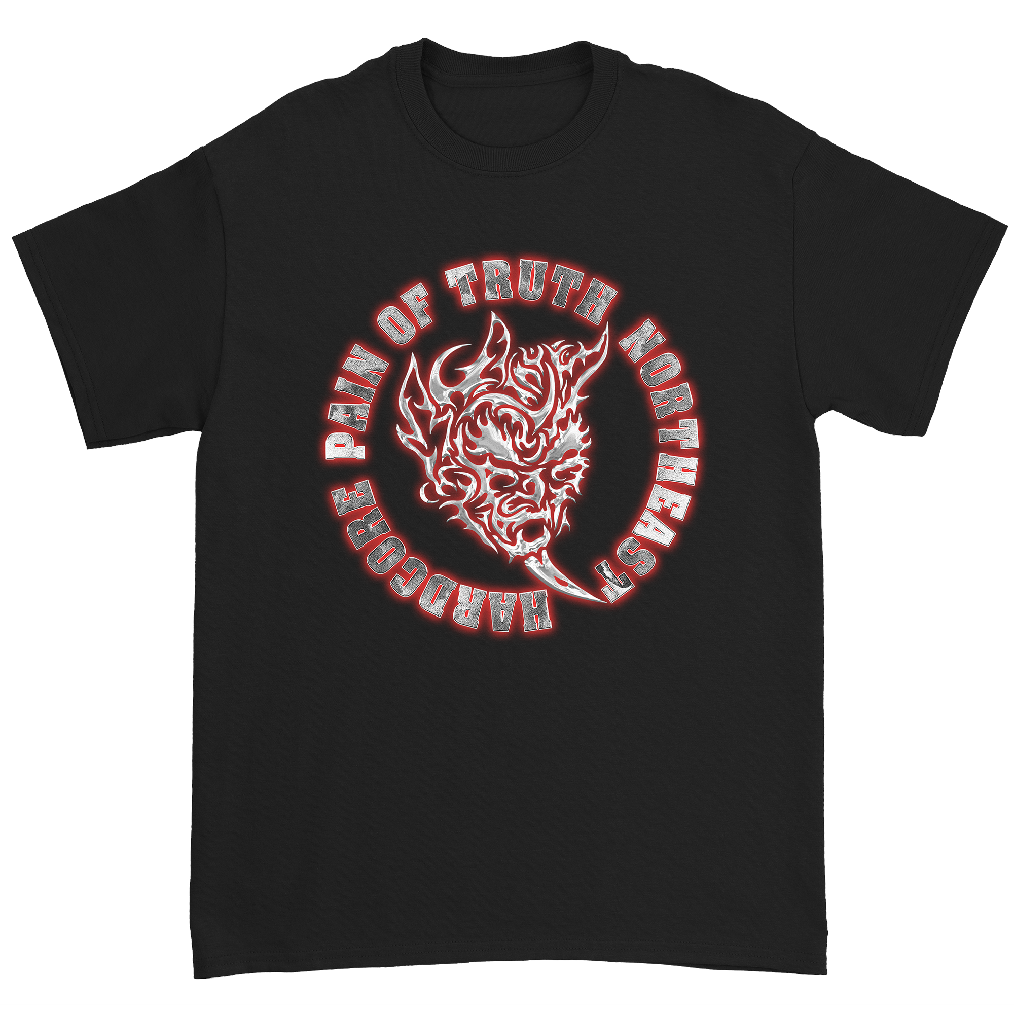 Pain of Truth - Chrome Devil T-Shirt Hoodie, Sweatshirt | PureTeeCo.com (Image 2)