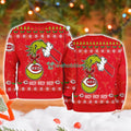 Cincinnati Reds Mlb Grinch Hand Ugly Christmas Sweater 3D