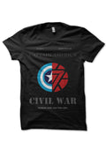 Civil War Black Tee Style004 Hoodie, Sweatshirt | PureTeeCo.com
