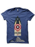 Civil War Navy Blue Tee Hoodie, Sweatshirt | PureTeeCo.com