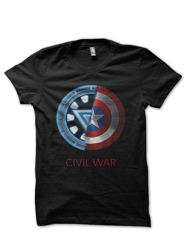 Arc Or Shield Choose Your Side Black Tee Hoodie, Sweatshirt | PureTeeCo.com