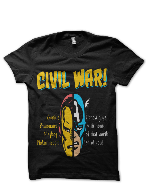 Civil War T-Shirt Style007 Hoodie, Sweatshirt | PureTeeCo.com