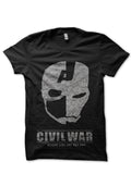 Civil War Black Tee Style003 Hoodie, Sweatshirt | PureTeeCo.com