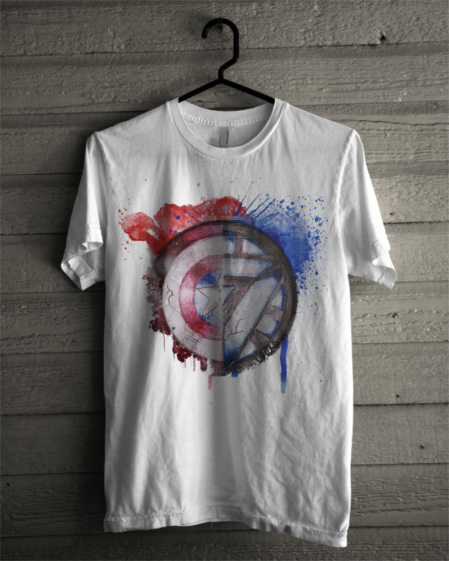 Civil War White Tee Style003 Hoodie, Sweatshirt | PureTeeCo.com