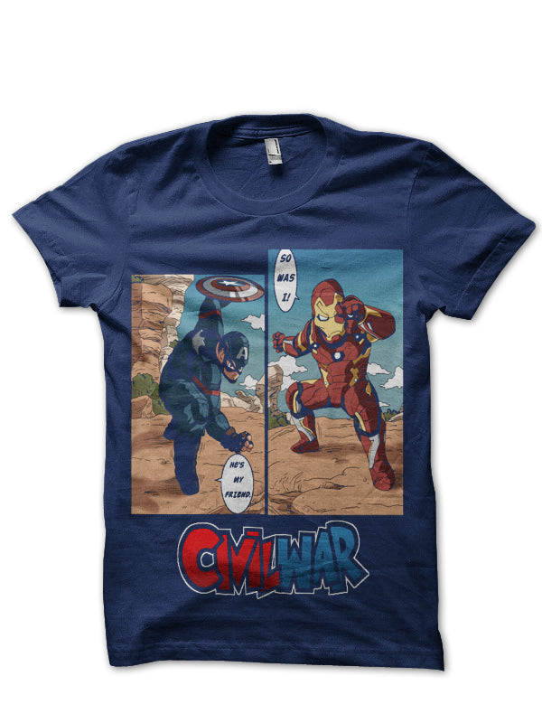 Civil War T-Shirt Style004 Hoodie, Sweatshirt | PureTeeCo.com