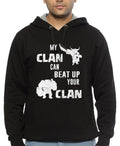 My Clan Can Beat Up Your Clan Black Hoodie T-Shirts, Sweatshirt | PureTeeCo.com